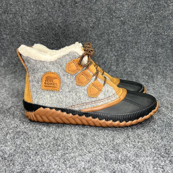 Sorel Out N About Duck Boots Women's Size 9 Waterproof Outdoor Winter Snow Shoes - Picture 1 of 11